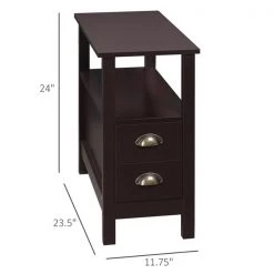 Table pour canapé rectangulaire HomCom en bois brun café 7 Table pour canapé rectangulaire HomCom en bois brun café -HOMCOM Soldes 2022 330951314 AlternateImage2 l