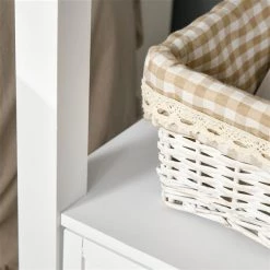 Table pour canapé rectangulaire HomCom en bois blanc 9 Table pour canapé rectangulaire HomCom en bois blanc -HOMCOM Soldes 2022 330951315 AlternateImage4 l