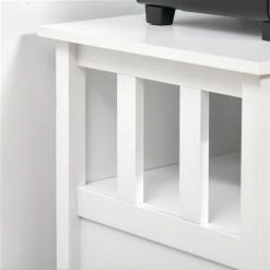 Crédence HomCom en composite blanc -HOMCOM Soldes 2022 330974664 AlternateImage3 l