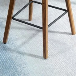 Tabourets de bar rembourrés HomCom noirs à hauteur de bar (27 po à 35 po), paquet de 2 -HOMCOM Soldes 2022 330974763 AlternateImage4 l