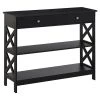 Console moderne HomCom noire