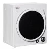 Sécheuse électrique portable HomCom ventilé blanc de 1350 W à ouverture latérale avec 5 modes de séchage