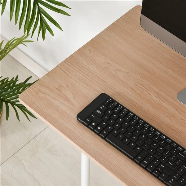 Bureau en L HomCom à roulettes brun moderne/contemporain de 19,75 po avec 3 tiroirs 5 Bureau en L HomCom à roulettes brun moderne/contemporain de 19,75 po avec 3 tiroirs – Image 5