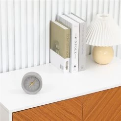 Crédence HomCom en composite blanc et brun -HOMCOM Soldes 2022 330974832 AlternateImage4 l