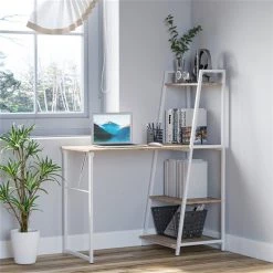 Bureau pliable HomCom brun moderne/contemporain de 17,25 po avec 3 étagères 8 Bureau pliable HomCom brun moderne/contemporain de 17,25 po avec 3 étagères -HOMCOM Soldes 2022 330974868 AlternateImage3 l