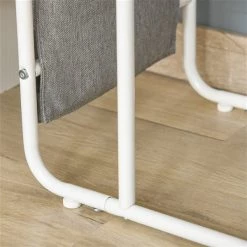 Table pour canapé HomCom rectangulaire en composite blanc et brun -HOMCOM Soldes 2022 330979318 AlternateImage4 l