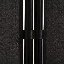 Cloison pliable HomCom intérieure/extérieure à 3 panneaux de 99,5 po l. x 71,75 po h. en polyester noir -HOMCOM Soldes 2022 330979510 AlternateImage3 l