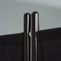 Cloison pliable HomCom intérieure/extérieure à 3 panneaux de 99,5 po l. x 71,75 po h. en polyester noir -HOMCOM Soldes 2022 330979510 AlternateImage4 l