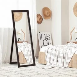 Miroir plain-pied HomCom rectangulaire de 59 po x 20,75 po avec cadre brun 8 Miroir plain-pied HomCom rectangulaire de 59 po x 20,75 po avec cadre brun -HOMCOM Soldes 2022 330979550 AlternateImage3 l
