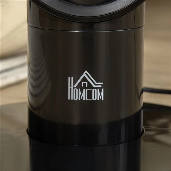 Ventilateur tour oscillant noir pour l'intérieur par HomCom de 39 po à 3 vitesses 5 Ventilateur tour oscillant noir pour l'intérieur par HomCom de 39 po à 3 vitesses – Image 5