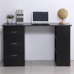 Bureau d'ordinateur HomCom noir moderne/contemporain de 47,25 po 7 Bureau d'ordinateur HomCom noir moderne/contemporain de 47,25 po -HOMCOM Soldes 2022 330982044 AlternateImage2 l