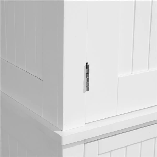 Garde-manger HomCom en composite blanc de 72,5 po h. x 30 po l. 4 Garde-manger HomCom en composite blanc de 72,5 po h. x 30 po l. – Image 4