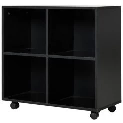 Armoire de rangement utilitaire HomCom autoportante en composite de bois de 27,5 po l.