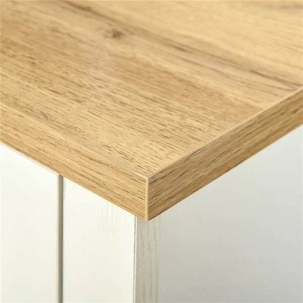 Meuble télé HomCom blanc de 55 po 5 Meuble télé HomCom blanc de 55 po – Image 5