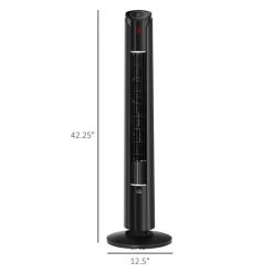 Tour de ventilation HomCom d'intérieur à oscillation 3 vitesses noir de 12,5 po -HOMCOM Soldes 2022 330982058 AlternateImage2 l