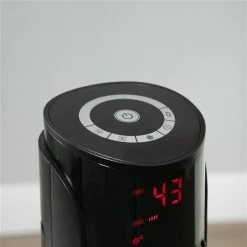 Tour de ventilation d'intérieur noire HomCom 3 vitesses à oscillation de 12,5 po -HOMCOM Soldes 2022 330989438 AlternateImage4 l