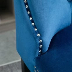 Tabouret de bar rembourré bleu de 29,5 po par HomCom, ens. de 2 -HOMCOM Soldes 2022 330989451 AlternateImage4 l