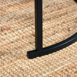 Ensemble de tables gigognes en MDF noir avec cadre en acier par HomCom, 2 pièces -HOMCOM Soldes 2022 330989464 AlternateImage4 l