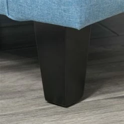 Fauteuil d'appoint moderne par HomCom en mélange de polyester bleu clair -HOMCOM Soldes 2022 330992261 AlternateImage3 l