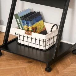 Bureau d'ordinateur noir par HomCom moderne et contemporain de 23,5 po -HOMCOM Soldes 2022 330992264 AlternateImage4 l