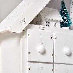 Calendrier de l'avent de Noël par HomCom blanc illuminé -HOMCOM Soldes 2022 331003120 AlternateImage3 l