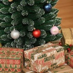 Sapin de Noël artificiel vert mince sur pied par HomCom de 6,5 pi 6 Sapin de Noël artificiel vert mince sur pied par HomCom de 6,5 pi -HOMCOM Soldes 2022 331003140 AlternateImage3 l