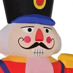 Casse-noisette gonflable jouant du tambour par HomCom de 8 pi avec lumière interne -HOMCOM Soldes 2022 331003161 AlternateImage3 l