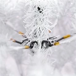 Sapin de Noël artificiel blanc charnu sur pied par HomCom de 7 pi 6 Sapin de Noël artificiel blanc charnu sur pied par HomCom de 7 pi -HOMCOM Soldes 2022 331003164 AlternateImage3 l