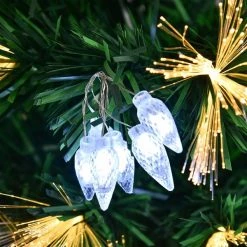 Sapin de Noël artificiel vert charnu sur pied par HomCom de 4 pi avec 130 lumières -HOMCOM Soldes 2022 331003171 AlternateImage3 l