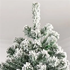 Sapin de Noël artificiel vert charnu et floqué sur pied par HomCom de 7,5 pi 7 Sapin de Noël artificiel vert charnu et floqué sur pied par HomCom de 7,5 pi -HOMCOM Soldes 2022 331003175 AlternateImage4 l