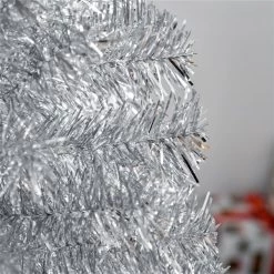 Sapin de Noël artificiel argent charnu sur pied par HomCom de 6 pi -HOMCOM Soldes 2022 331003183 AlternateImage3 l