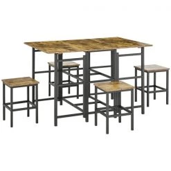 Ensemble de table à manger HomCom industriel