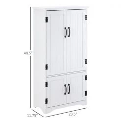 Garde-manger HomCom en composite blanc 7 Garde-manger HomCom en composite blanc -HOMCOM Soldes 2022 331014369 AlternateImage2 l